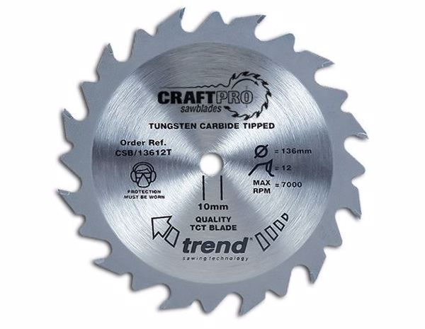 Picture of Trend Cordless - 136mm Saw Blade