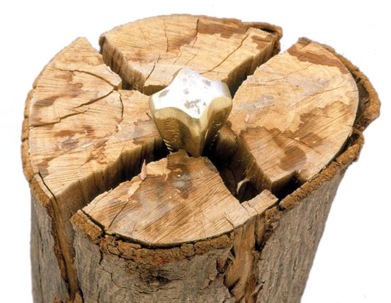 wood grenade wedge