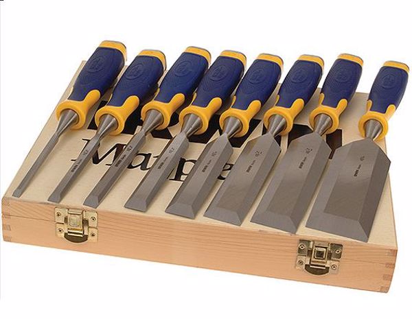 Picture of Irwin Marples Bevel Edge Chisels - Set of 6 +2 Chisels FREE