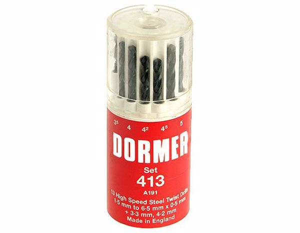 Picture of Dormer A191 HSS Metric Drills - Set Of 13
