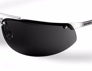 Picture of CE Rated Safety Glasses - Metal Frame - Smoked Lens