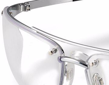 Picture of CE Rated Safety Glasses - Metal Frame - Clear Lens