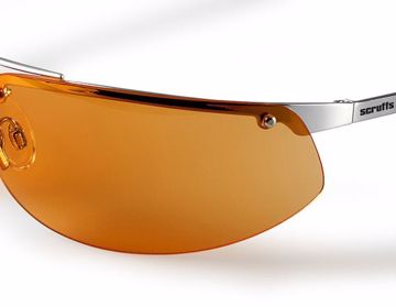 Picture of CE Rated Safety Glasses - Metal Frame - Orange Lens