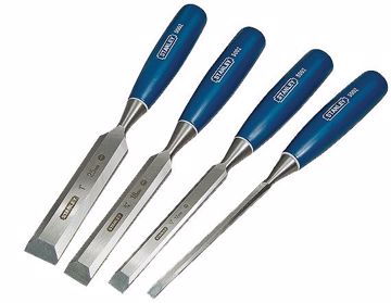 Picture of Stanley 5002 Bevel Edge Chisels Set of 4 - 6, 12, 18 & 25mm