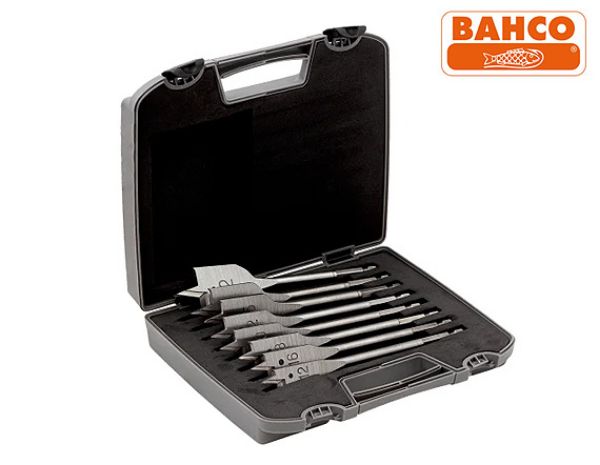 Bahco 9629 Series Flat Bit Set - 8 Piece