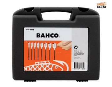 Bahco 9629 Series Flat Bit Set - 8 Piece
