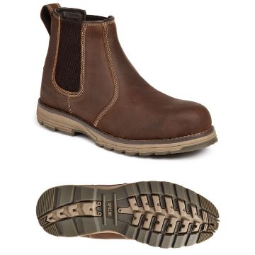 Apache Flyweight Dealer Boot - Brown Water Resistant S3