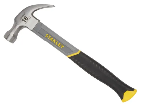 Picture of Stanley Curved Claw Hammer Fibreglass Shaft 450g (16oz)