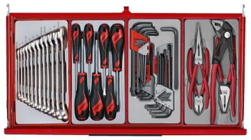 Picture of Teng TKT26R137T 26" PRO35™ tool chest tool kit 137 pieces red