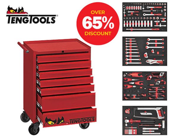 Teng TCMME217KA 27" Cabinet Foam Series Tool Kit