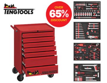 Teng TCMME217KA 27" Cabinet Foam Series Tool Kit