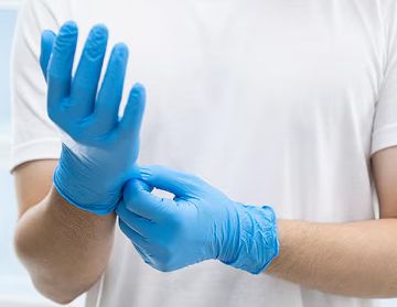 Nitrile Powder Free Disposable Glove 3.5 mil  (Box 100)