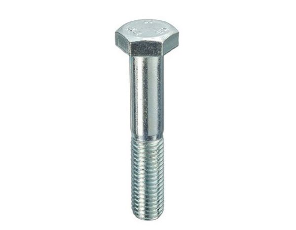 DIN 931 Part Threaded Hexagon Head Hi Tensile Bolts - Grade 8.8 Steel Zinc