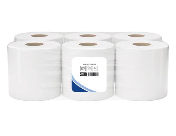 Centrefeed 2-Ply Paper Towel 150m Pack 6 - White