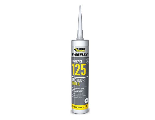 Sika Everbuild EVERFLEX 125 One Hour Caulk - White 300ml