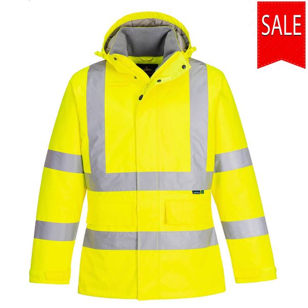 Hi Vis Winter Jacket - Yellow EN ISO 20471 Class 3
