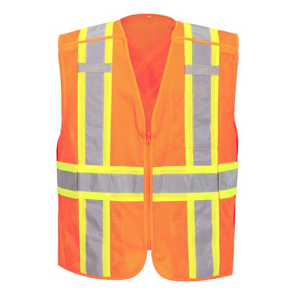 Picture of Hi-Vis Mesh X Back Expandable Breakaway Vest - Orange US393
