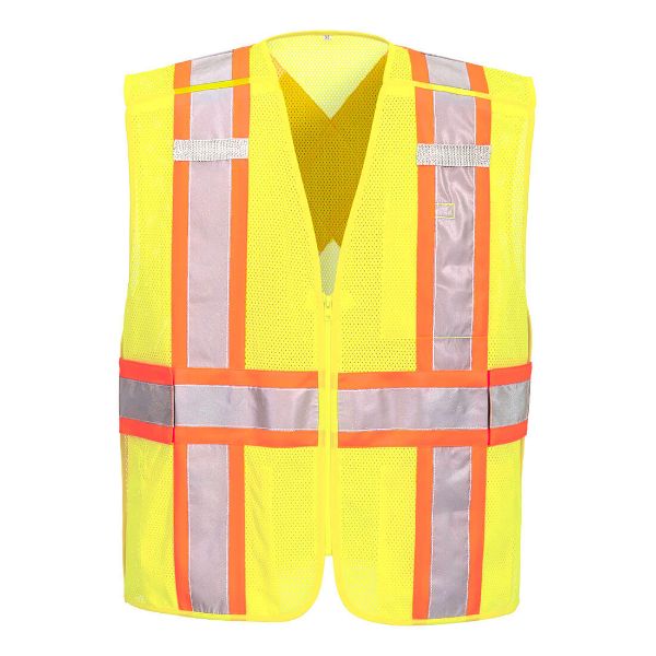 Picture of Hi-Vis Mesh X Back Expandable Breakaway Vest - Yellow US393