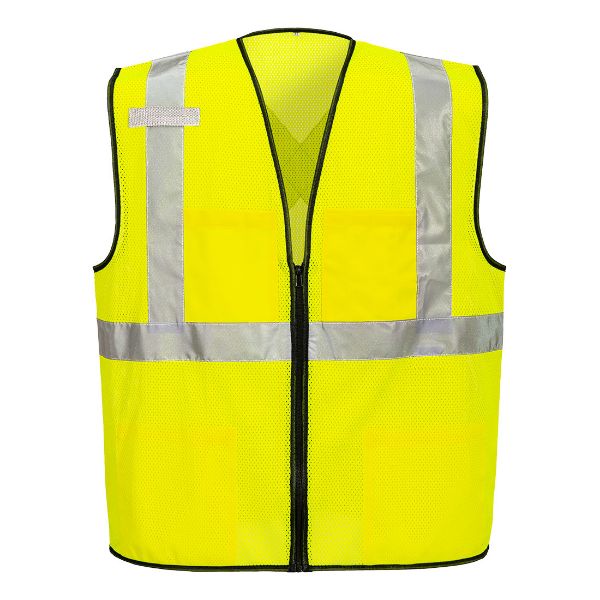 Picture of Tampa Hi-Vis Mesh X-Back Vest - Yellow US396