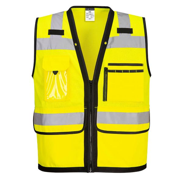 Picture of Hi-Vis Heavy Duty Surveyor Vest - Yellow US378
