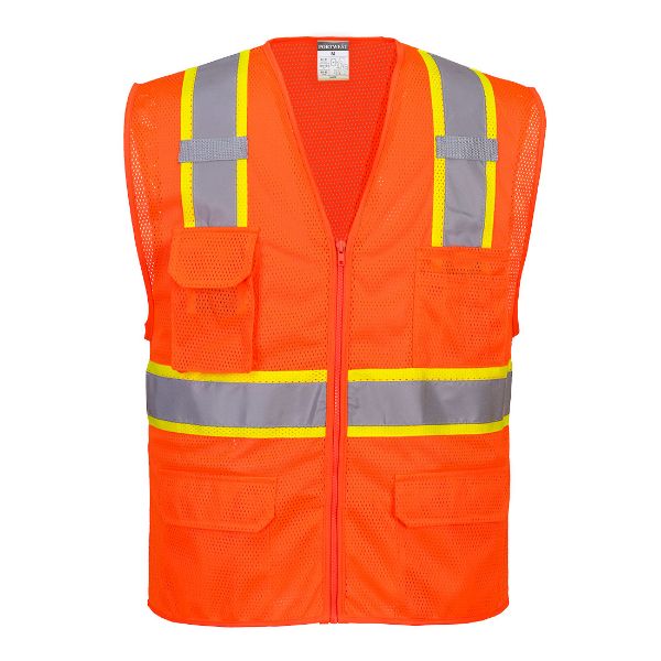 Picture of Orlando Hi-Vis Mesh Executive Vest - Orange US374