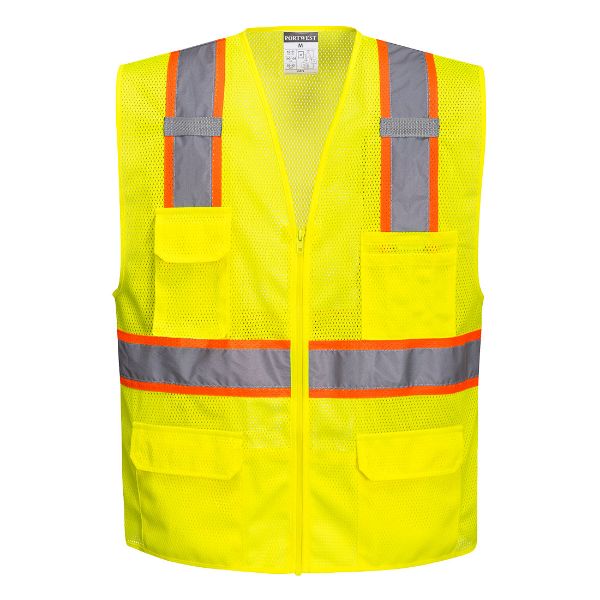 Picture of Orlando Hi-Vis Mesh Executive Vest - Yellow US374