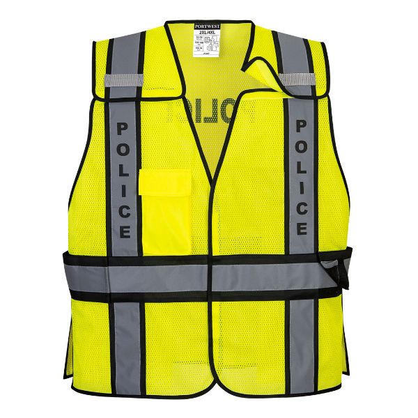 Picture of Hi-Vis Public Safety Vest - Yellow/Navy US387