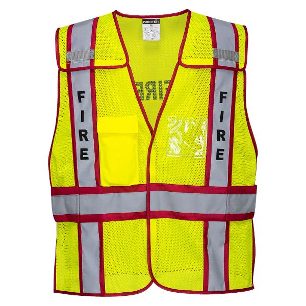 Picture of Hi-Vis Public Safety Vest - Yellow/Red US387