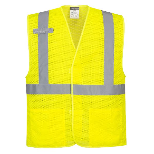 Picture of Economy Hi-Vis Band and Brace Vest - Yellow UC492