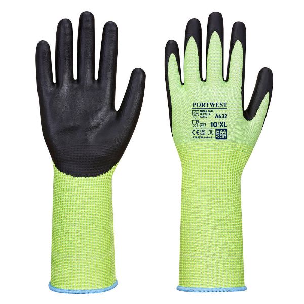 Picture of Cut D13 Nitrile Green Long Cuff Glove A632