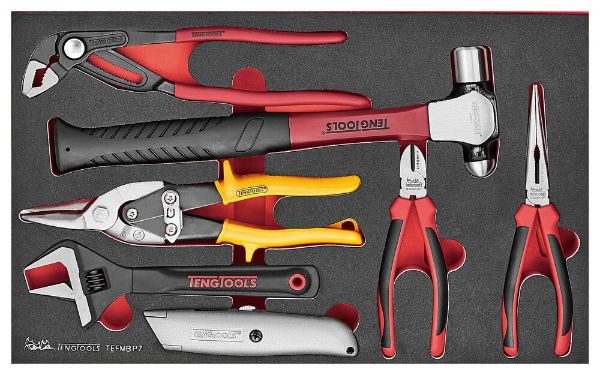 Picture of Teng Tools General Tool Set BP FOAM3 7 Pieces - TEFMBP7