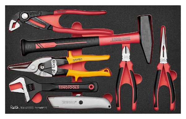 Picture of Teng Tools General Tool Set E FOAM3 7 Pieces - TEFMBP7E