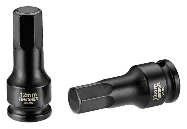 Picture of Teng Tools 3/8" Hex Bit Impact Socket DIN Metric Hex 12mm - 981512-C