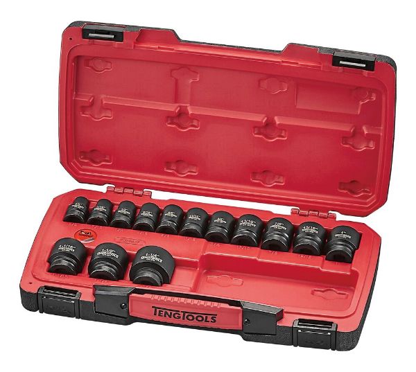 Picture of Teng Tools MECCA PRO 1/2" Impact Socket Set DIN AF 18 Pieces - T9218AF