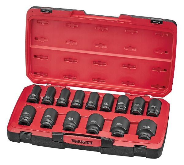 Picture of Teng Tools MECCA PRO 3/4" Deep Impact Socket Set DIN 17 Pieces - T9417L