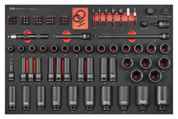 Picture of Teng Tools 1/2" square drive impact socket set 103 pieces - TTEISK103
