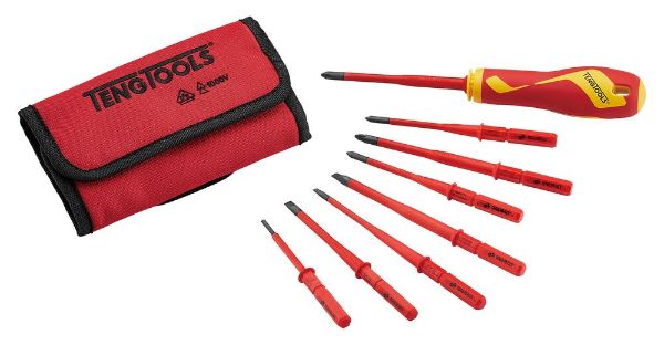 Picture of Teng Tools Insulated Interchangeable Blade Set Wallet 9 Pieces - MDV909N