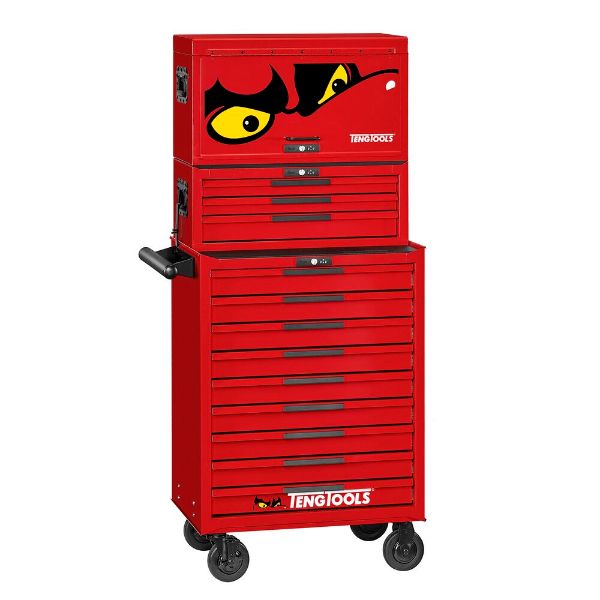 Picture of Teng Tools 26" PRO35™ Mega Master tool kit, 1033 pieces, red - TKS26R1033T