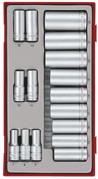 Picture of Teng Tools 11" PRO35™ tool chest tool kit 36 pieces red - TKT11R36