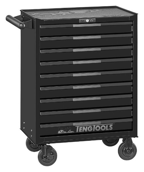 Picture of Teng Tools 26" PRO35™ roller cabinet 9 drawers black - TSW26B9
