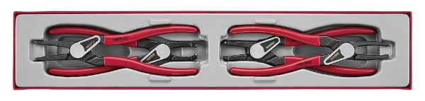 Picture of Teng Tools Circlip Plier Set PRO 40-100 mm TTX4 4 Pieces - TTX474-9E