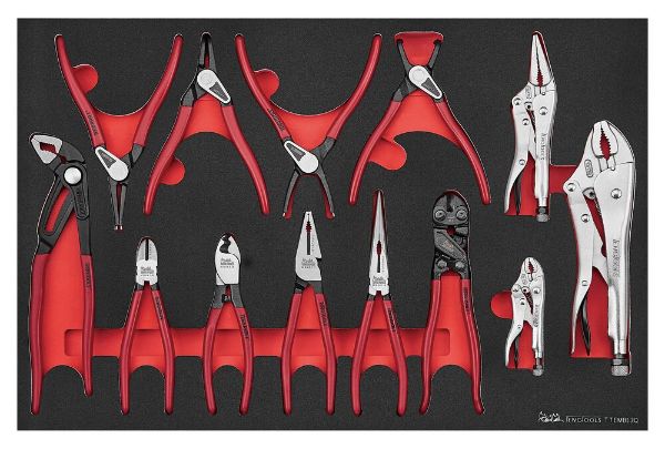 Picture of Teng Tools Plier Set Q FOAM4X4 13 Pieces - TTEMB13Q