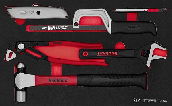 Picture of Teng Tools General Tool Set BP FOAM3 6 Pieces - TEFX06