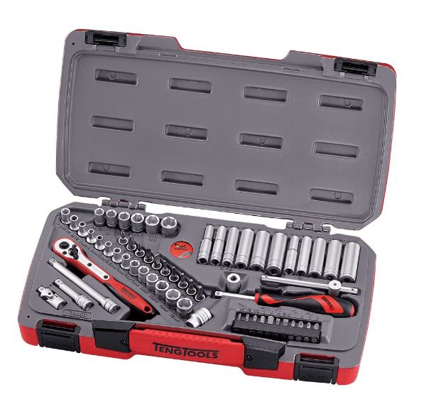 Picture of Teng Tools MECCA PRO 1/4" Socket Set 6 pt 60 Pieces - T1460