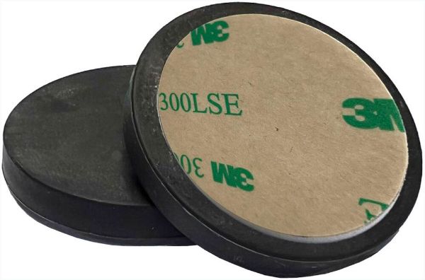Picture of Teng Tools Rubber coated magnets with adhesive tape 2 pcs - TC-MAG1
