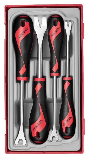Picture of Teng Tools Trim & panel fastener clip removal set TT1 4 pcs - TTSR04A