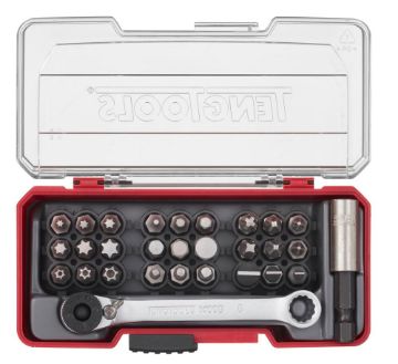 Picture of Teng Tools Bit Set With Belt Clip Mixed 29 Pieces - TJ1429