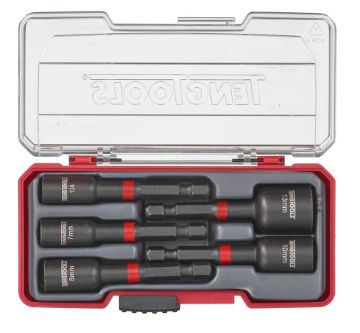 Picture of Teng Tools Impact Nut Setter Set With Belt Clip 5 Pieces - TJNS05