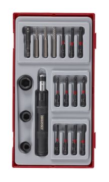 Picture of Teng Tools 1/4" Impact Driver Set TT1 19 Pieces - TTID19