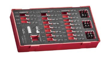 Picture of Teng Tools Impact Bit Set FOAM1 50 Pieces - TEABS50